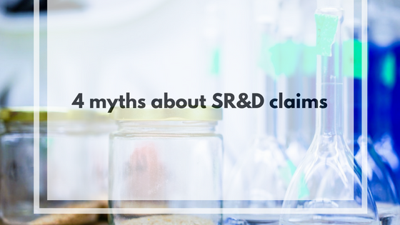 4 myths about SR&D claims