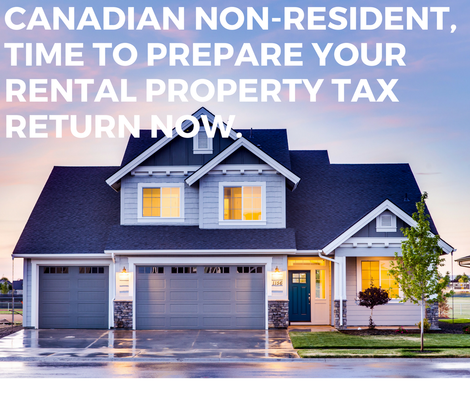 Canadian non-residents, time to prepare your rental property tax return