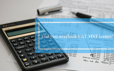 GST Know-how: Did you overlook GST/HST?